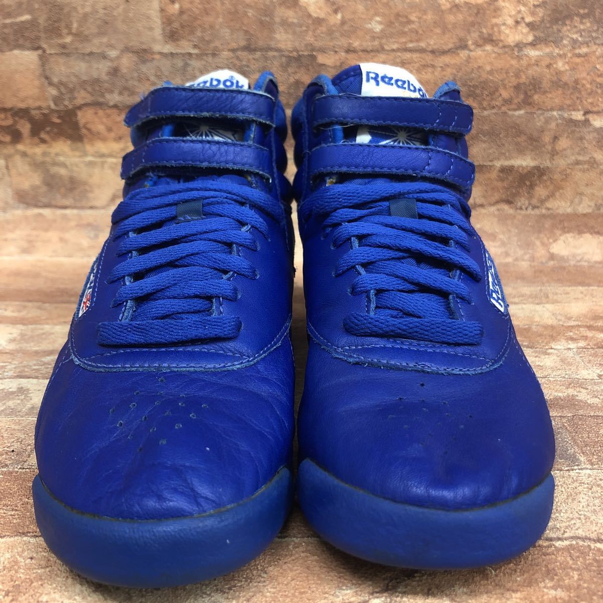 Reebok リーボック フリースタイル ハイ スピリット ハイカットスニーカー カジュアルスニーカー 青 メンズ 25 5cm 25 5cm 売買されたオークション情報 Yahooの商品情報をアーカイブ公開 オークファン Aucfan Com