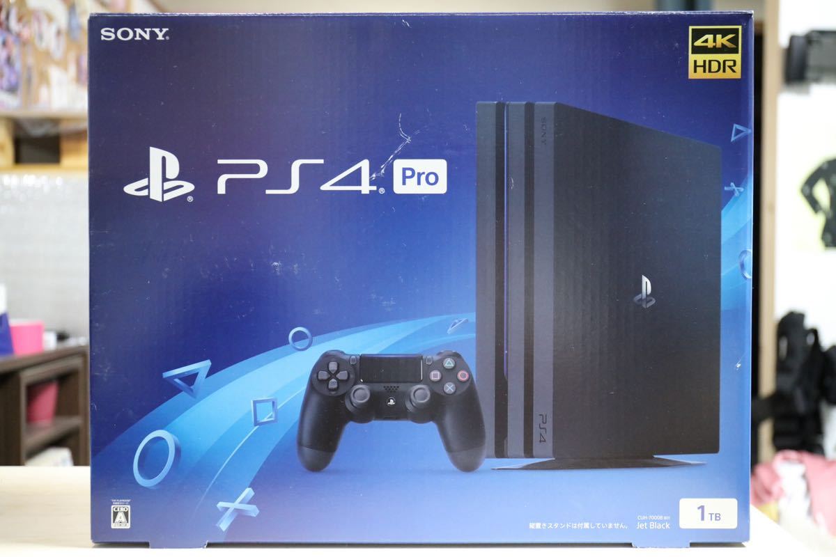 PlayStation 4 Pro ジェット・ブラック 1TB CUH-7000BB01本体 PS4用 