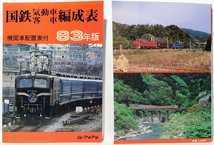 国鉄気動車客車編成表 - ⁄ '83年版 国鉄・JR気動車客車編成表(改題の