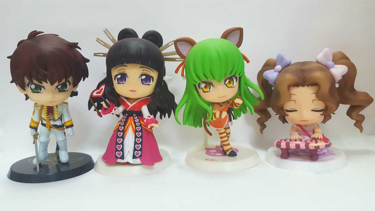 送料510円 コードギアス きゅんキャラ 枢木スザク C C シークレット マリアンヌ ナナリー 台座付き デフォルメ フィギュア 4種セット コード ギアス 売買されたオークション情報 Yahooの商品情報をアーカイブ公開 オークファン Aucfan Com