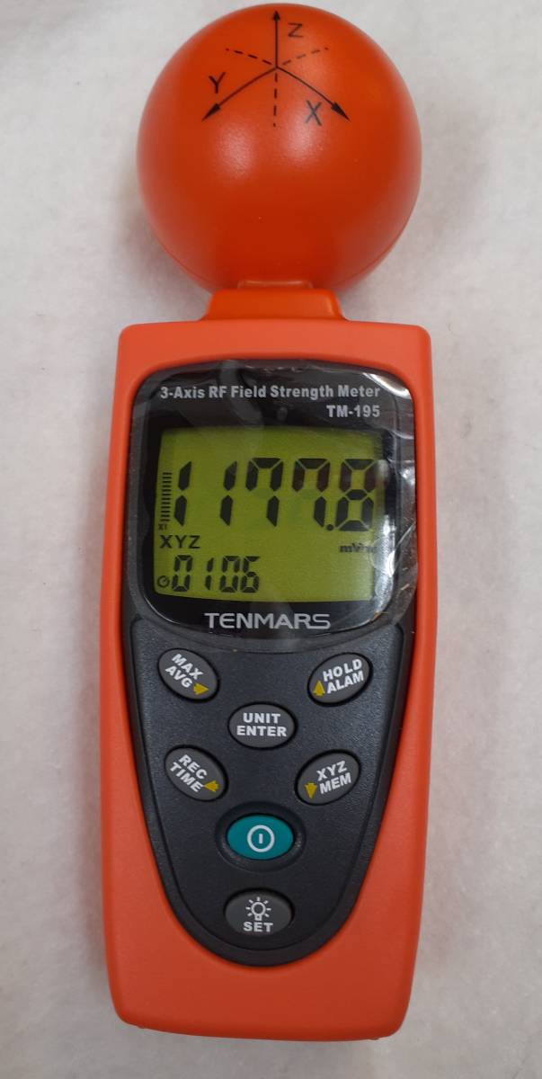 お得，高品質 TENMARS 高周波 マイクロ波 電磁波測定器 TM-195 D 114(環境測定器)｜売買されたオークション情報、yahooの商品情報をアーカイブ公開 - オークファン 環境測定器