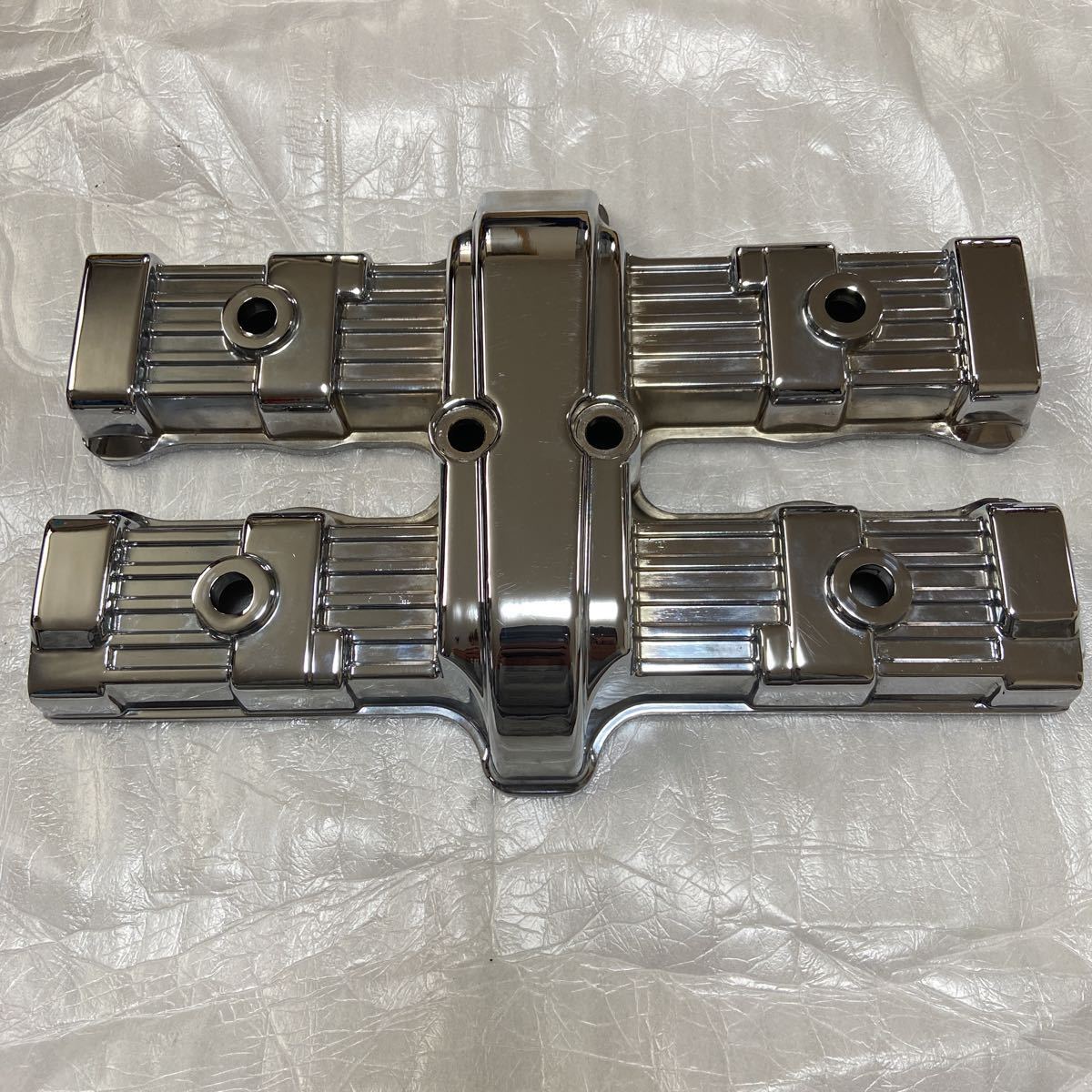美品 CBX400F メッキ ヘッドカバー 550F CBR 外装 純正 当時物