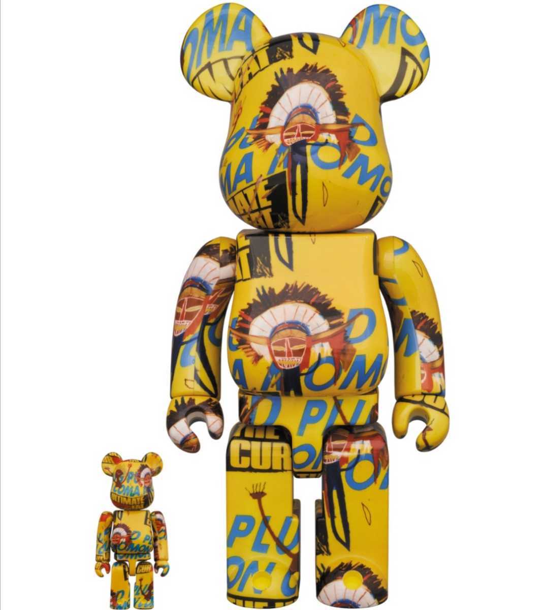 爆買い，新作登場 BE@RBRICK ベアブリック Andy Warhol &times; JEAN-MICHEL BASQUIAT #3 100％ & 400％ アンディ ウォーホール ジャン ミシェル バスキア 正規品(キューブリック、ベアブリック)｜売買されたオークション情報 キューブリック、ベアブリック