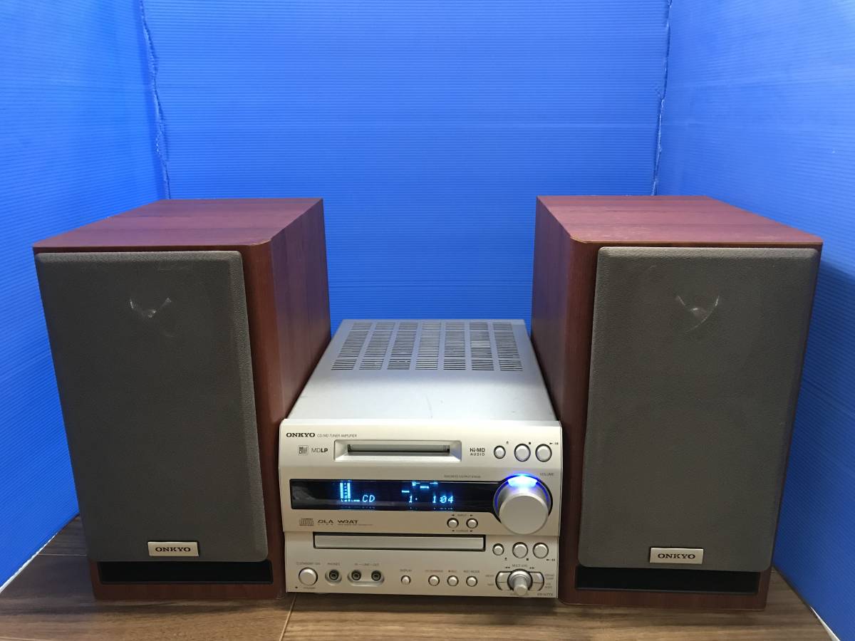 ONKYO CD/MDチューナーアンプ FR-N7TX/D-N7TX ジャンクB-2247 ONKYOCD