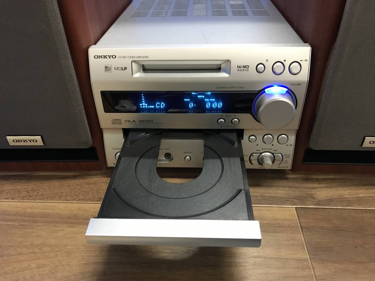 ONKYO CD/MDチューナーアンプ FR-N7TX/D-N7TX ジャンクB-2247 ONKYOCD