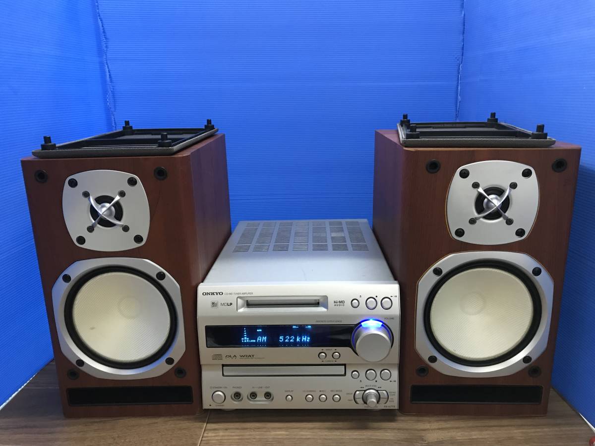 ONKYO CD/MDチューナーアンプ FR-N7TX/D-N7TX ジャンクB-2247 ONKYOCD
