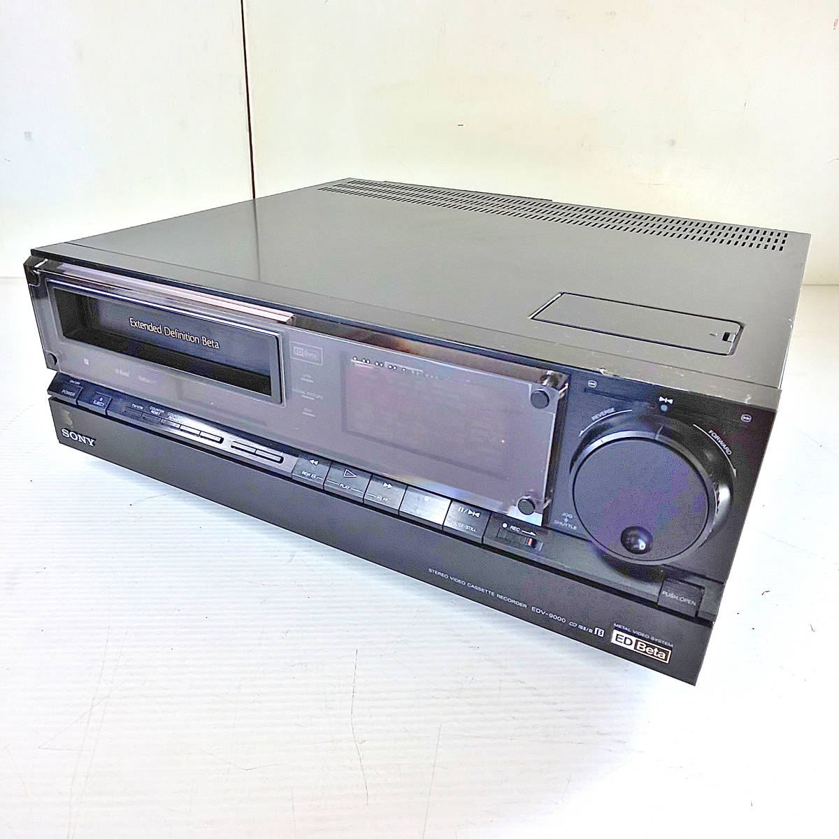 ☆SONY ソニー EDV-9000 Beta Ⅱ/Ⅲ β ベータ ビデオデッキ ジャンク