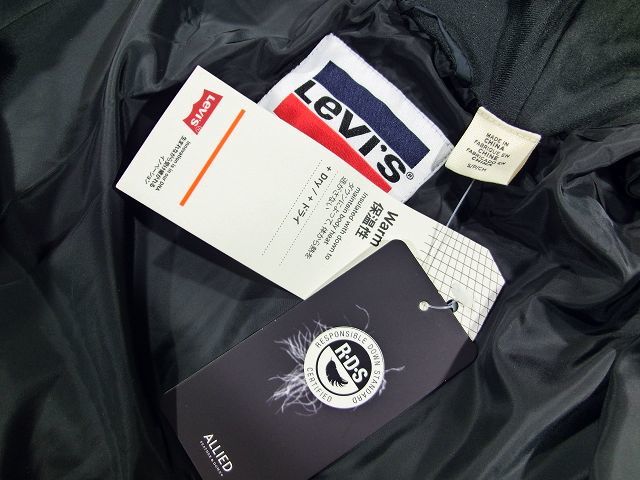L火12054新品▽ リーバイス ダウンコート フード付き ダウンジャケット 