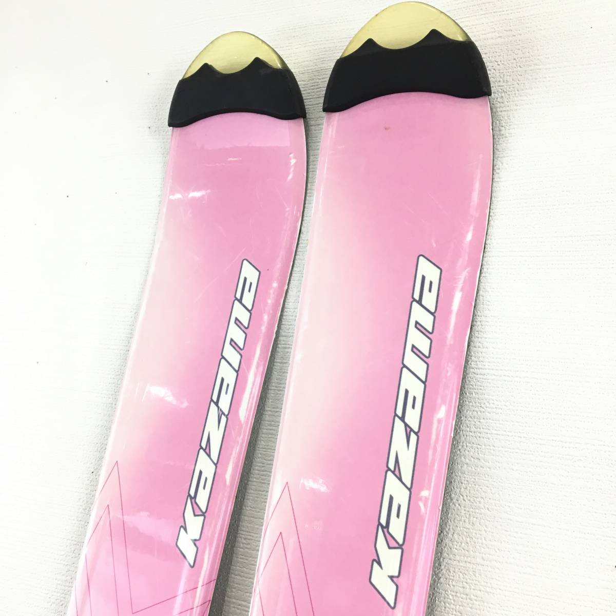 ✨️綺麗✨️KAZAMA/学生・レディース用/スキーセット/メンテ・WAX済み✔ KAZAMA カザマ カービングスキー 4点セット WINTER HIGH 150cm 板