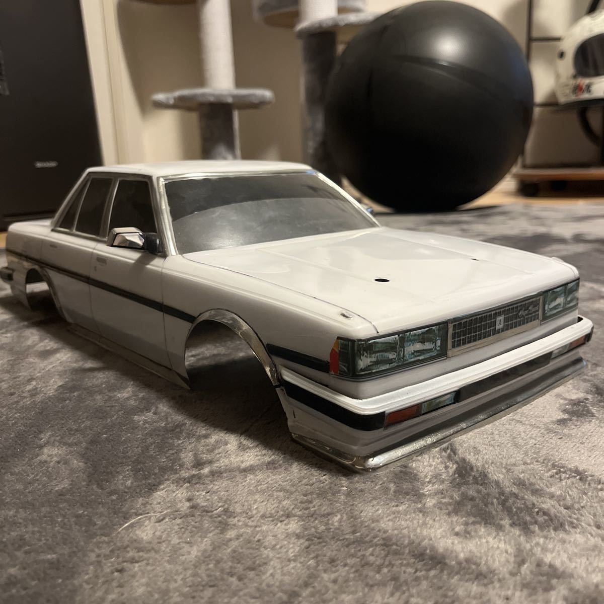 パンドラ製 1/10 トヨタ マークⅡ GX71 GT-ツインターボ 塗装  