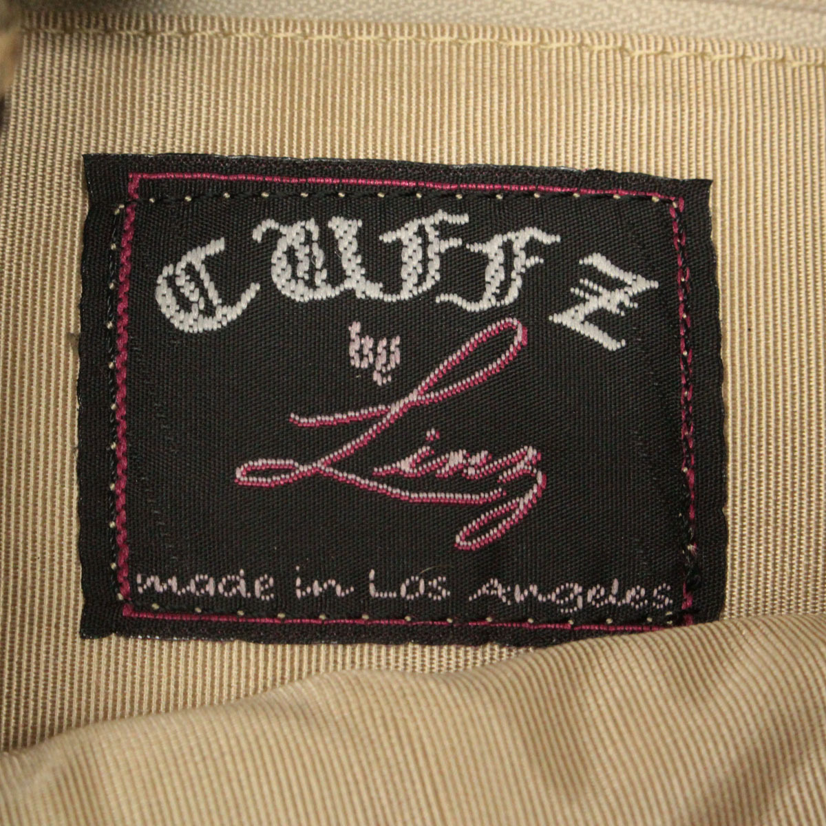 ◇Cuffz by Linz カフスバイリンツ レオパード柄 ハラコ ワン 