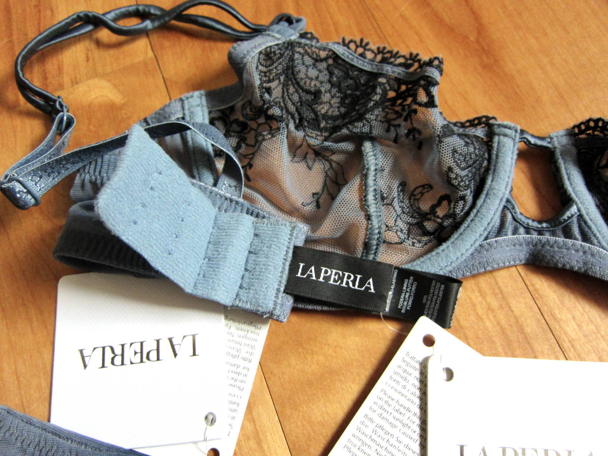 条件付き送料無料☆LA PERLA☆新品タグ付きイタリア高級ランジェリー 
