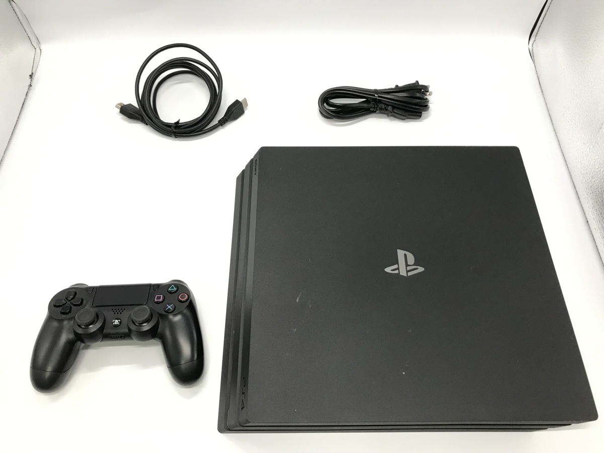 本体・周辺機器のみ 備考・欠品あり PlayStation4 Pro CUH-7000B 1TB 