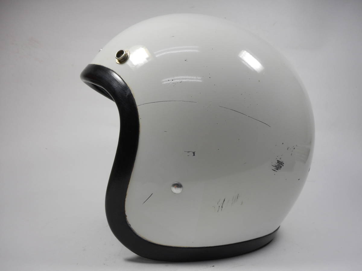 最初期！70s BELL R-T ジェットヘルメット 7 1/8 目深加工済み ☆70