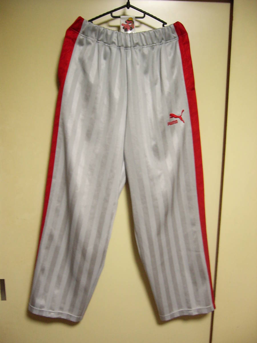 PUMA ジャージ グレー/レッド Lサイズ