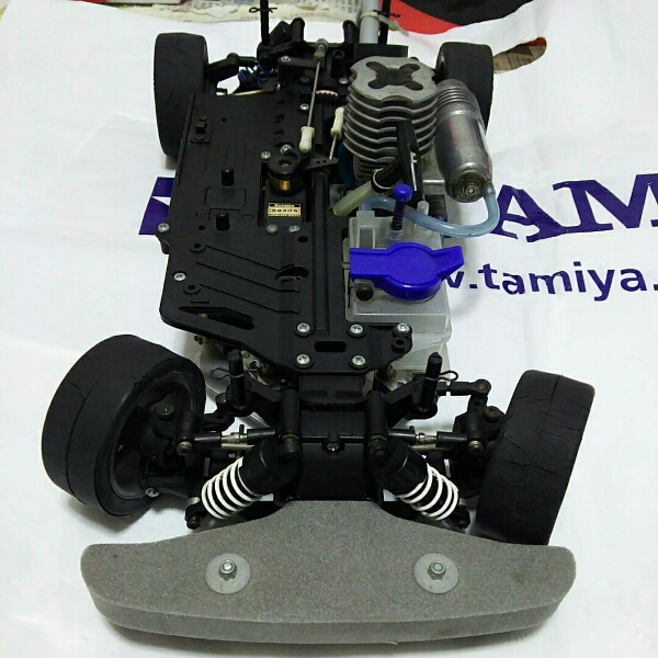 タミヤ1/10-TG10-MK1-エンジンカー動作未確認の為ジャンクです。 完全