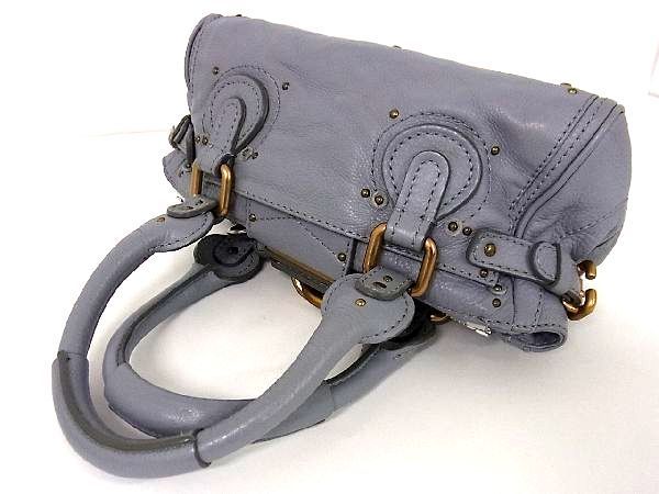 1円 □美品□ Chloe クロエ パディントン レザー カデナ パドロック 