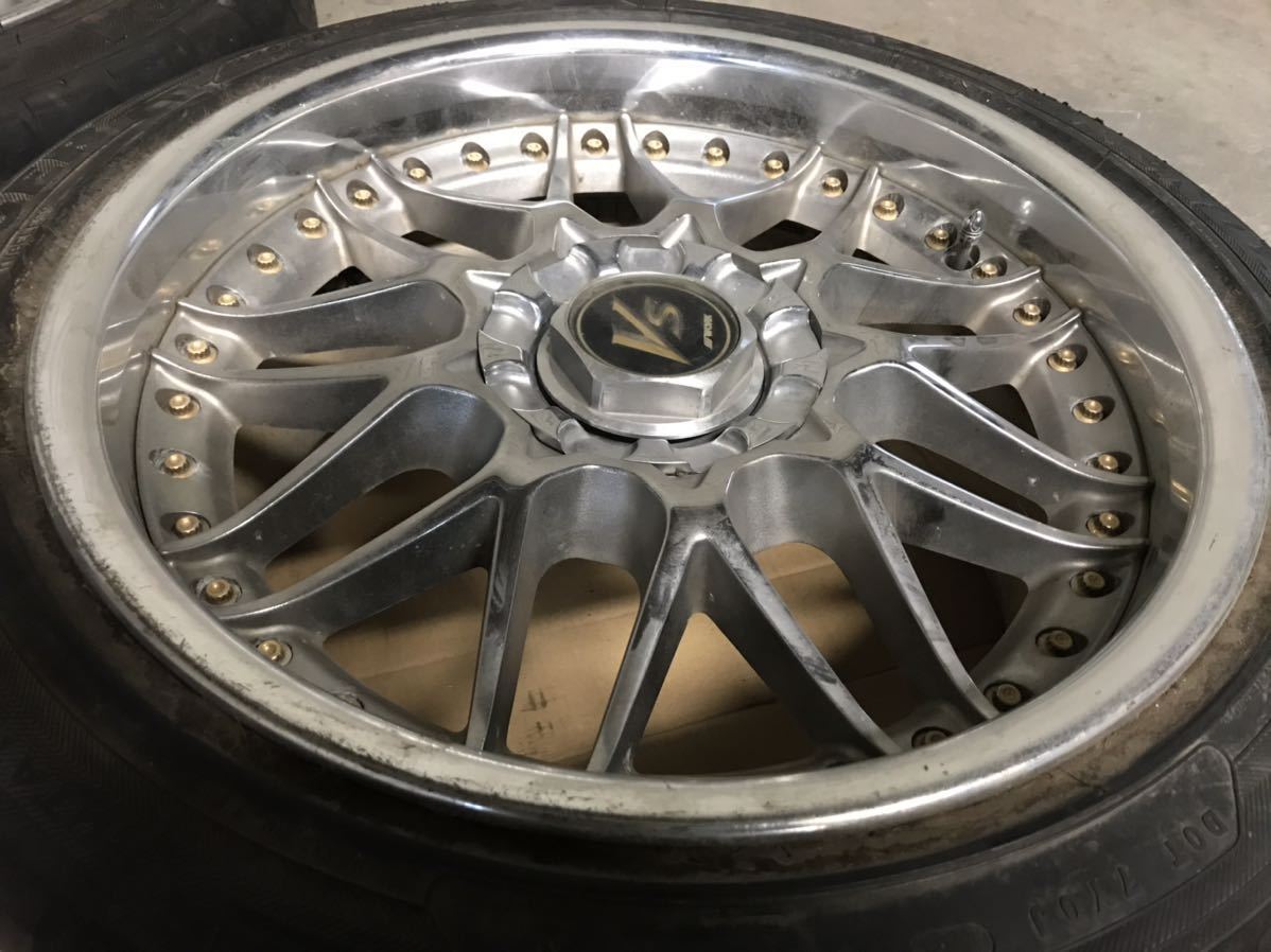WORK VS メッシュ 17×8.5j +38 114.3 5H ワーク ドリケツ 2本 ホイール 
