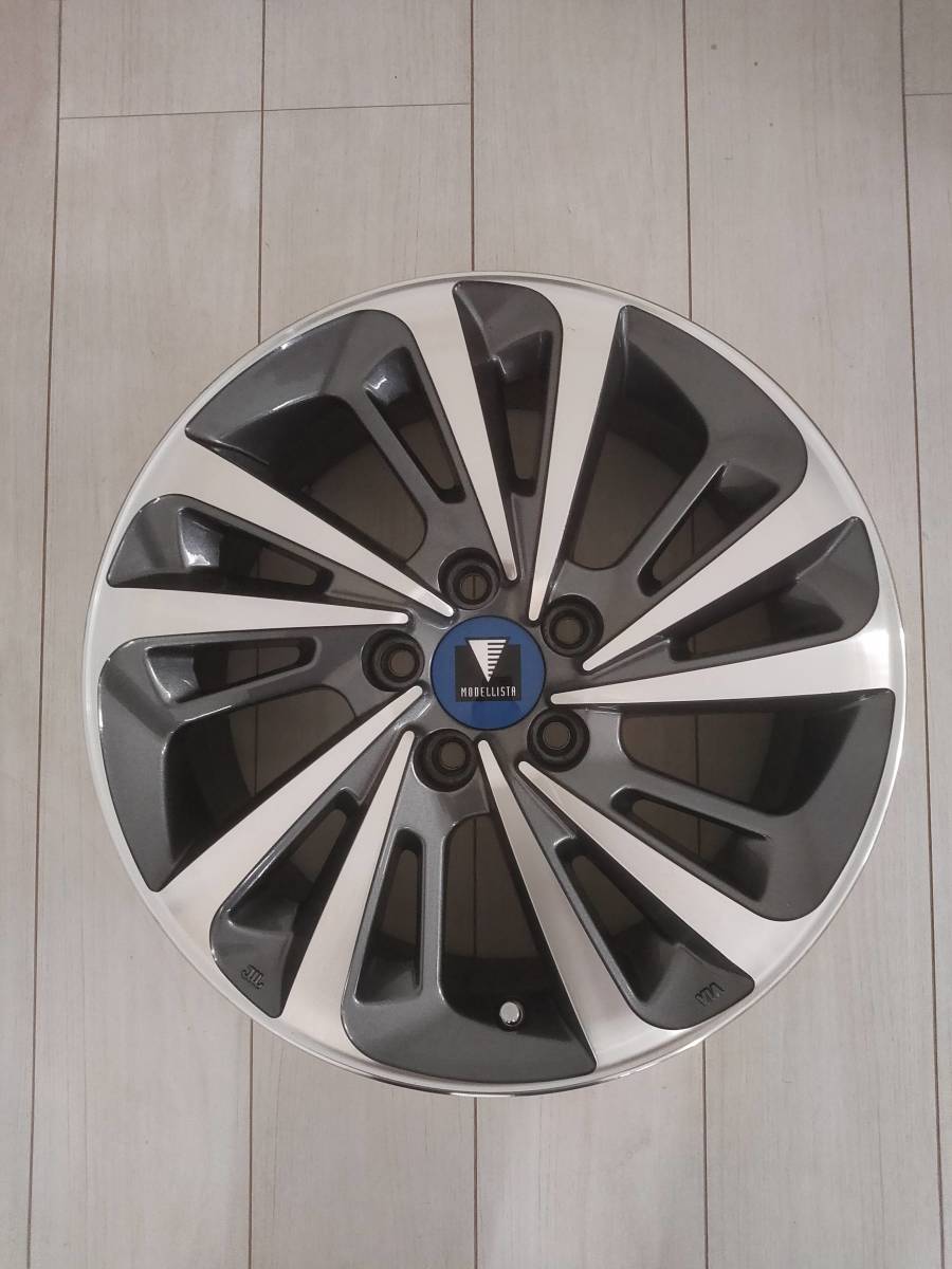 【美品】 トヨタ純正 モデリスタ スピンエア3 15×6.5J INSET+40 PCD100mm 5穴 4本セット_2