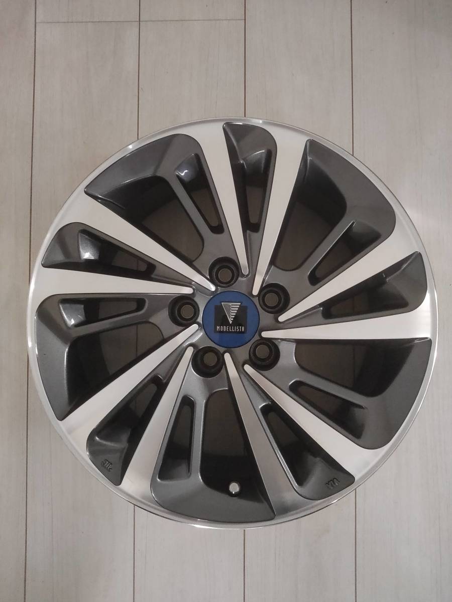 【美品】 トヨタ純正 モデリスタ スピンエア3 15×6.5J INSET+40 PCD100mm 5穴 4本セット_4