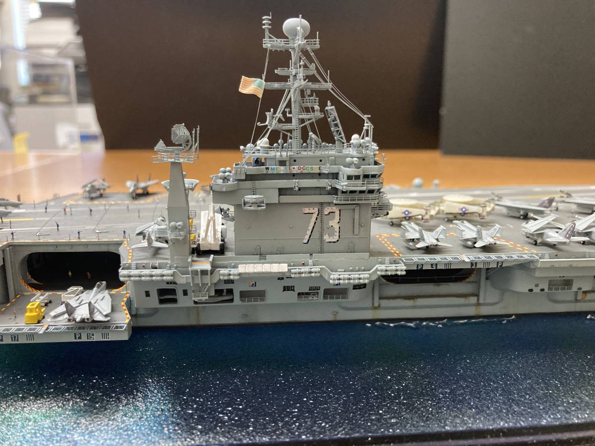 1/700 アメリカ海軍 空母【ジョージワシントン】完成品・ウォーター