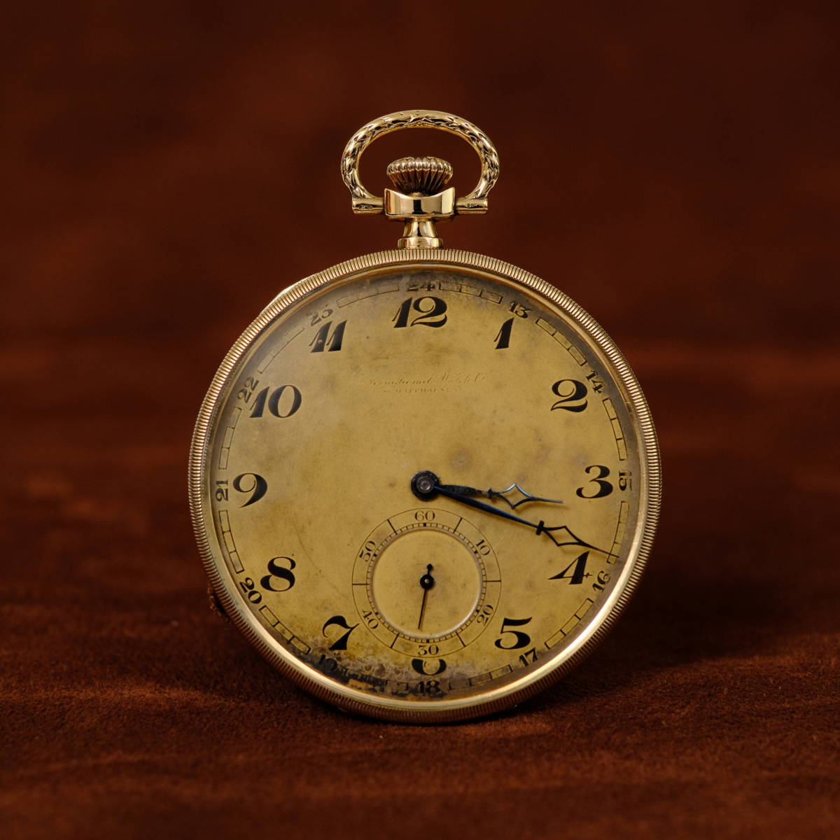 極々希少・稼動】IWC 14金無垢 エングレービング 1926年製 
