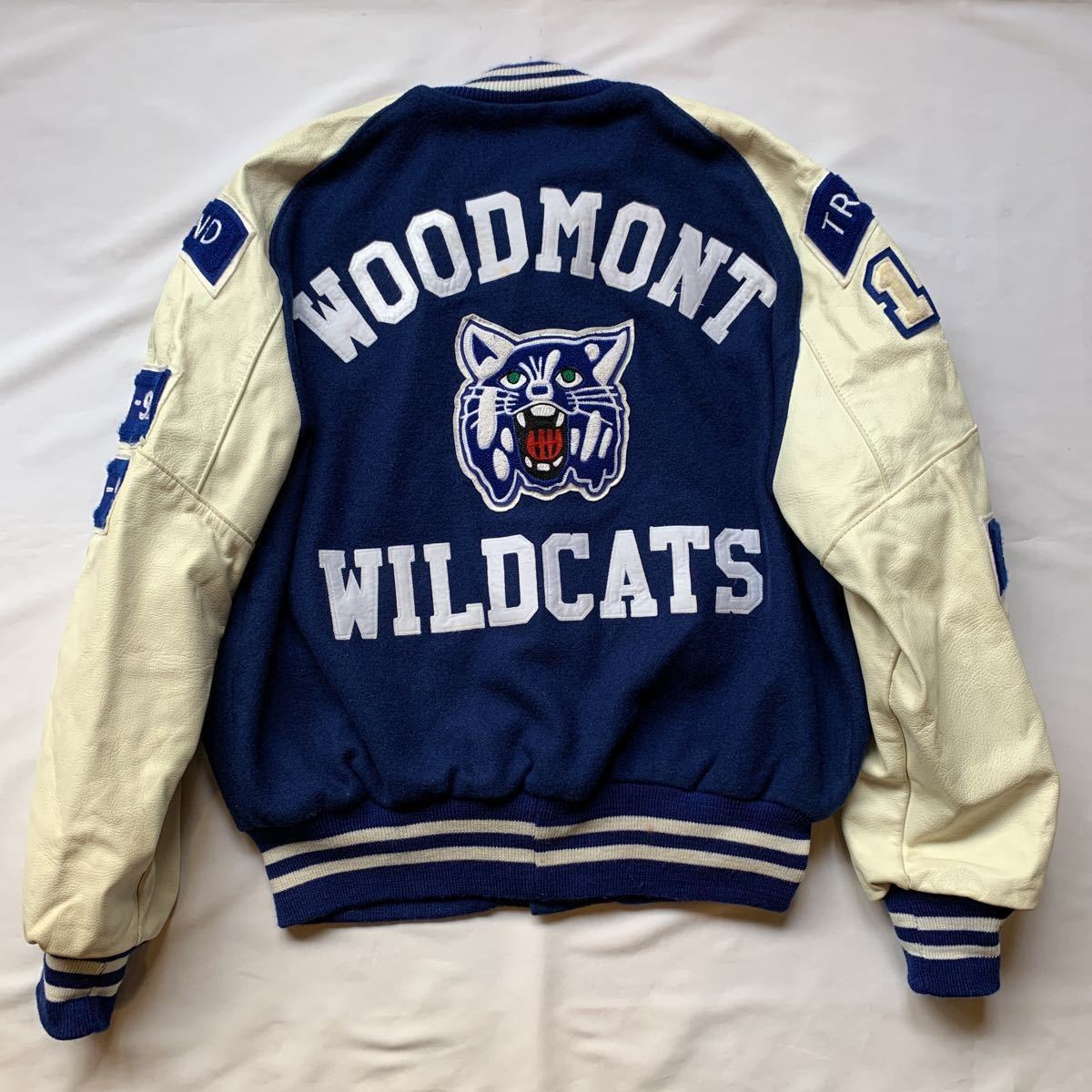 90s DeLONG VARSITY JACKET MADE IN USA デロング バーシティー 
