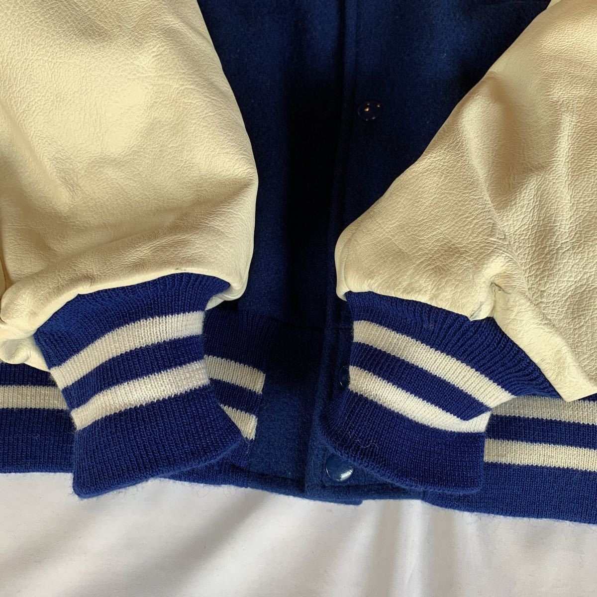 90s DeLONG VARSITY JACKET MADE IN USA デロング バーシティー 