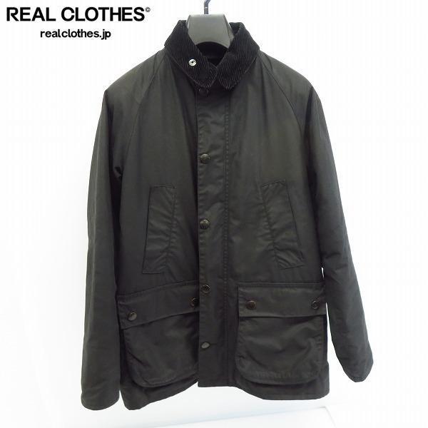 Barbour ブラックジャケット コーデュロイ襟付き Barbour ブラック ジャケット コーデュロイ襟 【公式通販】