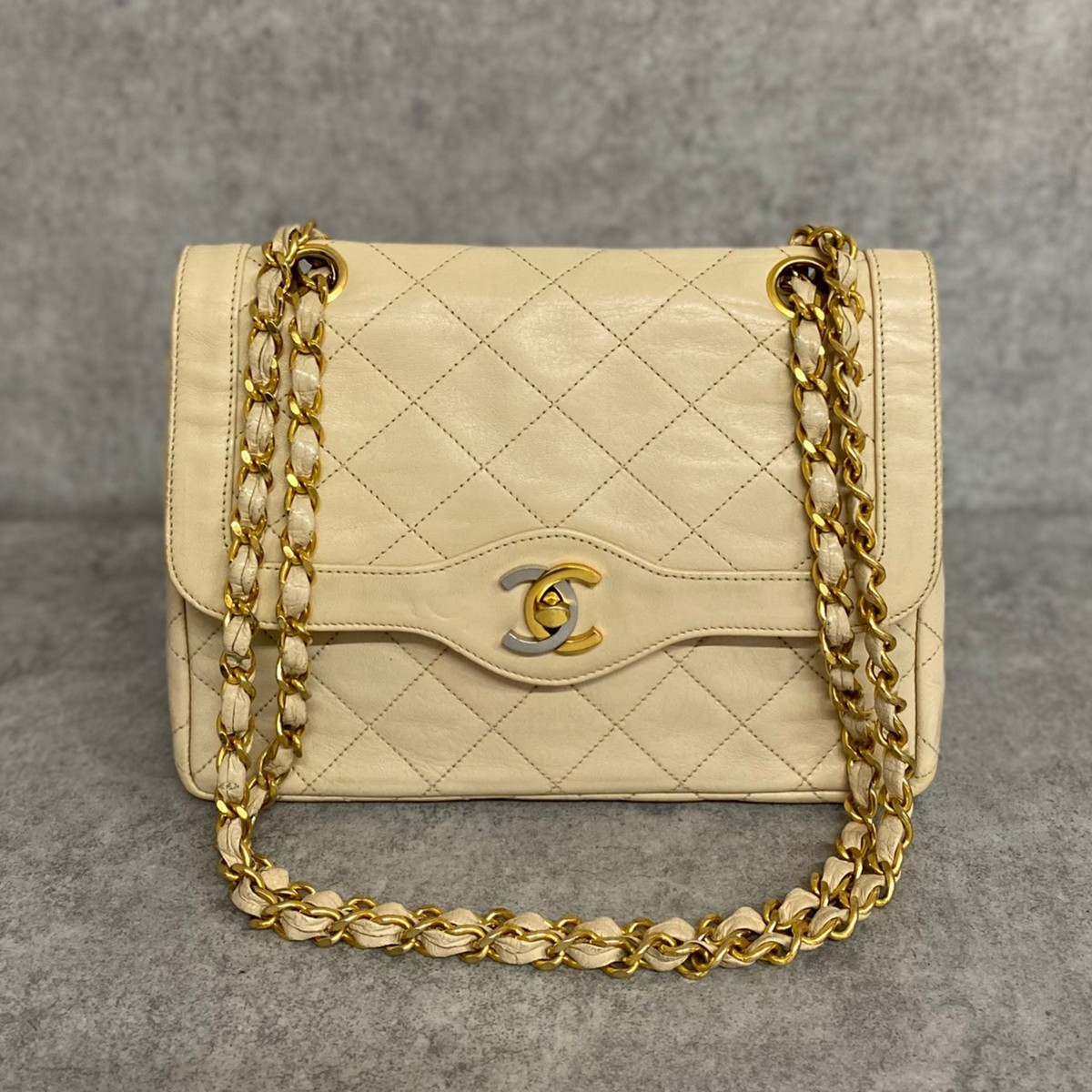 美品！ 1円 CHANEL シャネル パリ限定 マトラッセ ダブルフラップ  