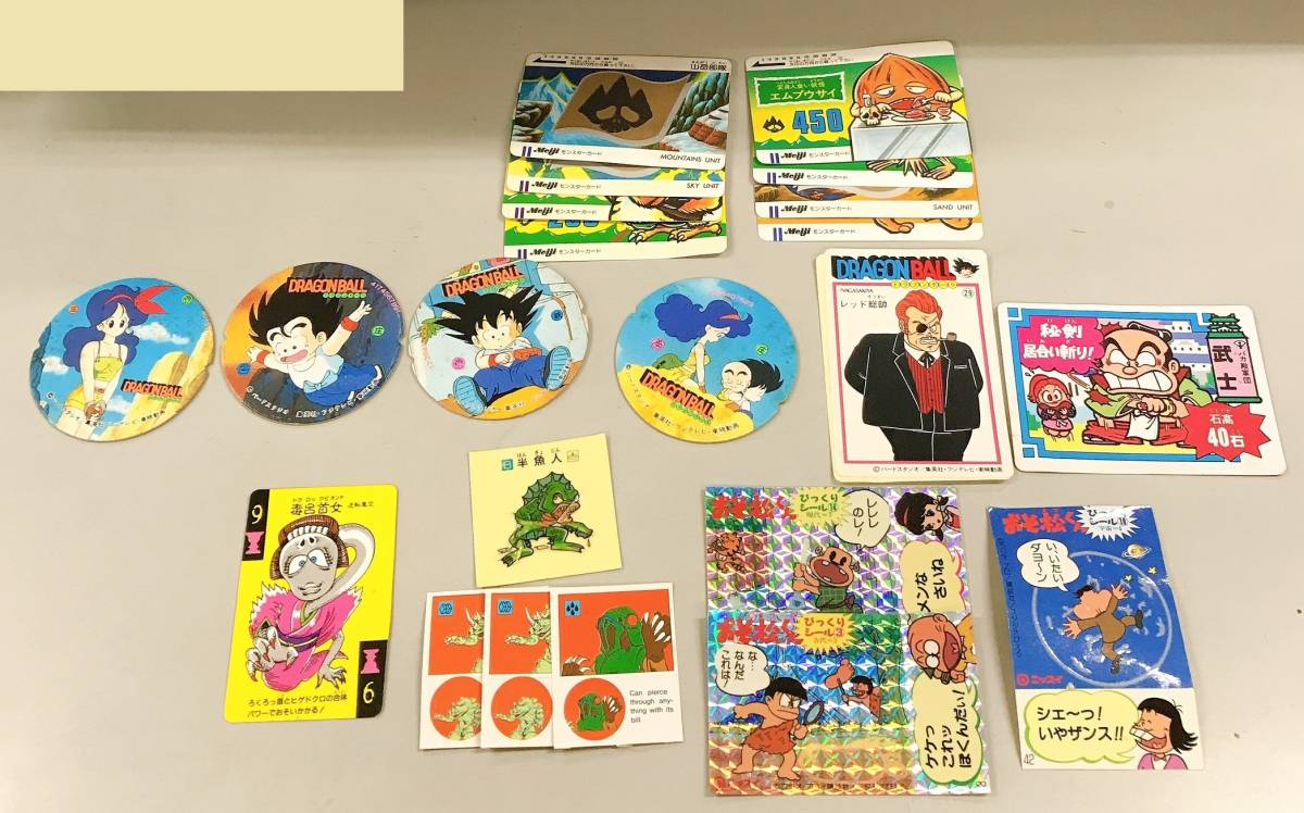 当時物☆【ドラゴンボール 丸メンコなどいろいろまとめて♪】明治 