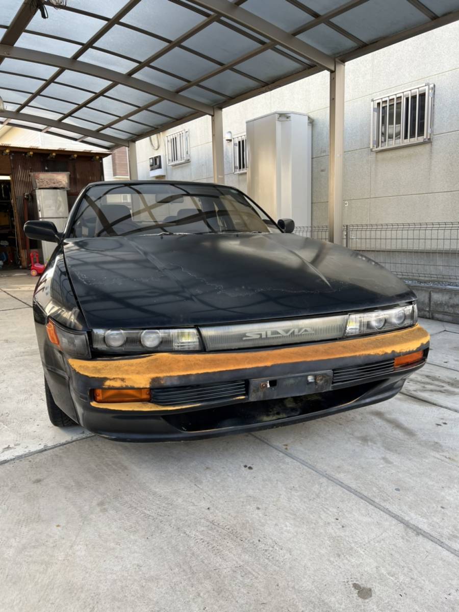 日産 S13 シルビア CA18DE Qs 書類なし 部品取り ドリフトベース AT 