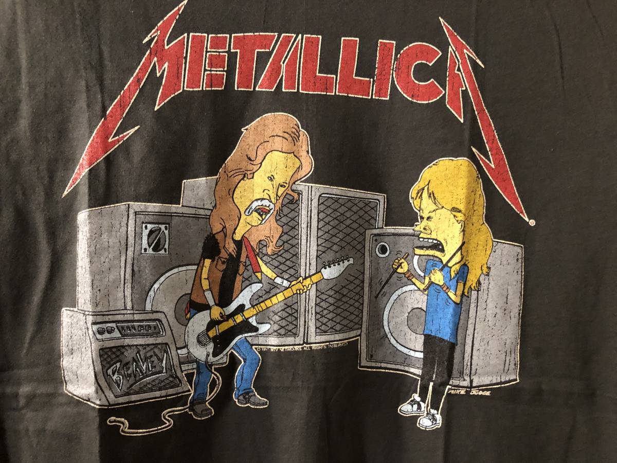 メタリカ ビーバス アンド バットヘッド ビンテージスタイル Tシャツ Xl ロックバンド コミック テレビアニメ Mtv イラスト キャラクター 売買されたオークション情報 Yahooの商品情報をアーカイブ公開 オークファン Aucfan Com