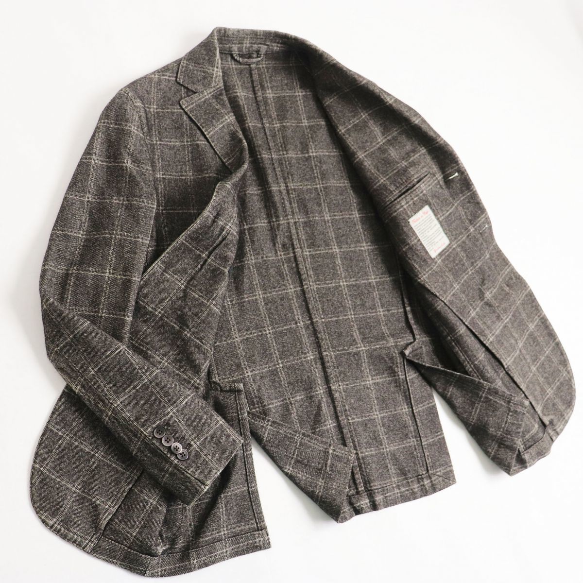 再出品毎2％OFF】極美品□BRANDO ブランド ウール×コットン シングル 