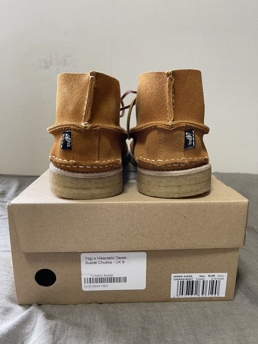 【新品】Yogi Footwear × HYKERDELIC◆DEREK SUEDE CHUKKA BOOT - TURMERIC/サイズ UK9/EU43/US10/28.0cm nigel cabourn clarks Yogi Hikerdelic Chukka YOGI | Garmentory