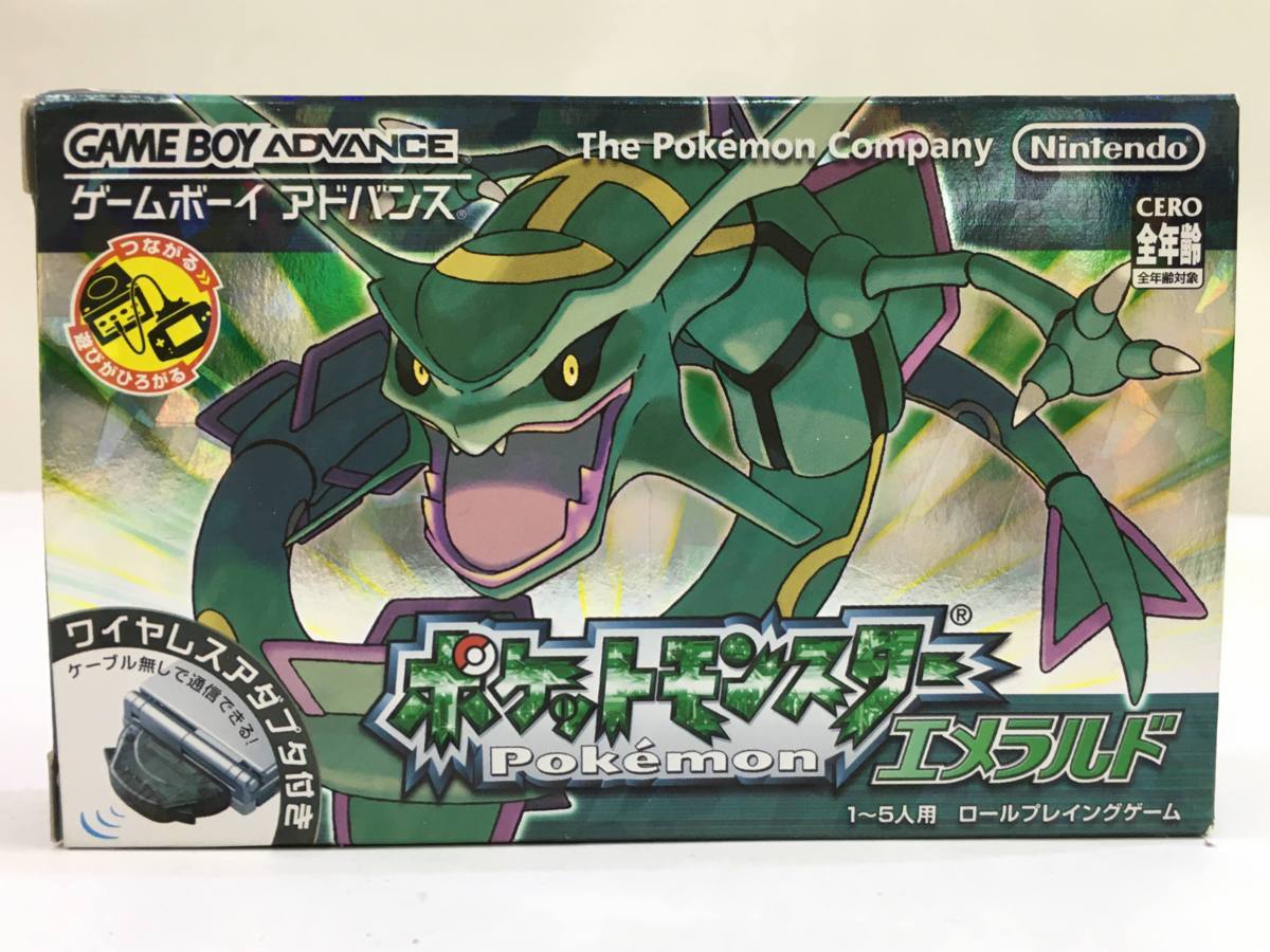 04y5269 Gbaソフト ポケットモンスター エメラルド ポケモン ゲームボーイアドバンス 任天堂 箱 説明書付き 品 ロールプレイング 売買されたオークション情報 Yahooの商品情報をアーカイブ公開 オークファン Aucfan Com