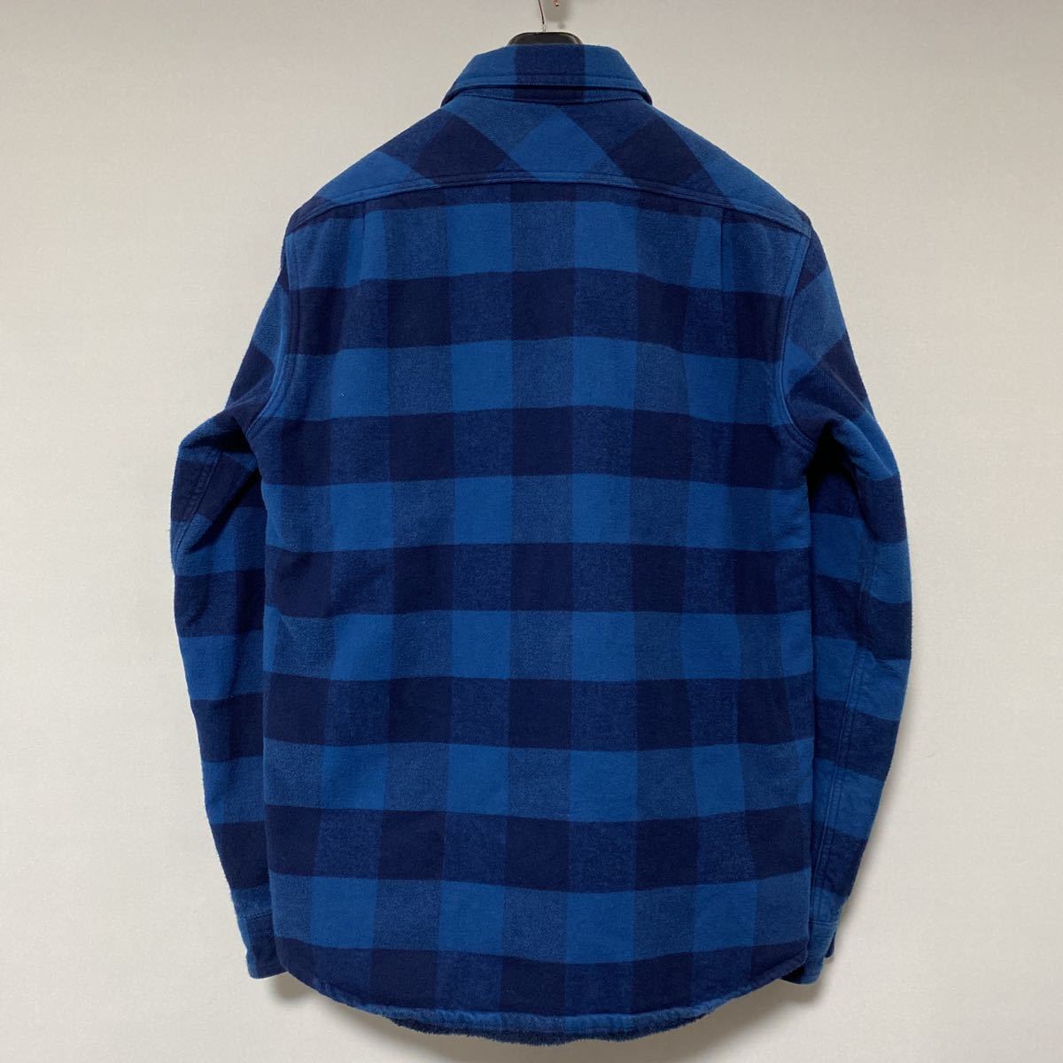 美品 BEDWIN 中綿 裏地 フリース ボア バッファロー チェック シャツ 