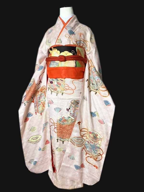 長襦袢あり ※帯は付属しません (未着用)振袖 美し