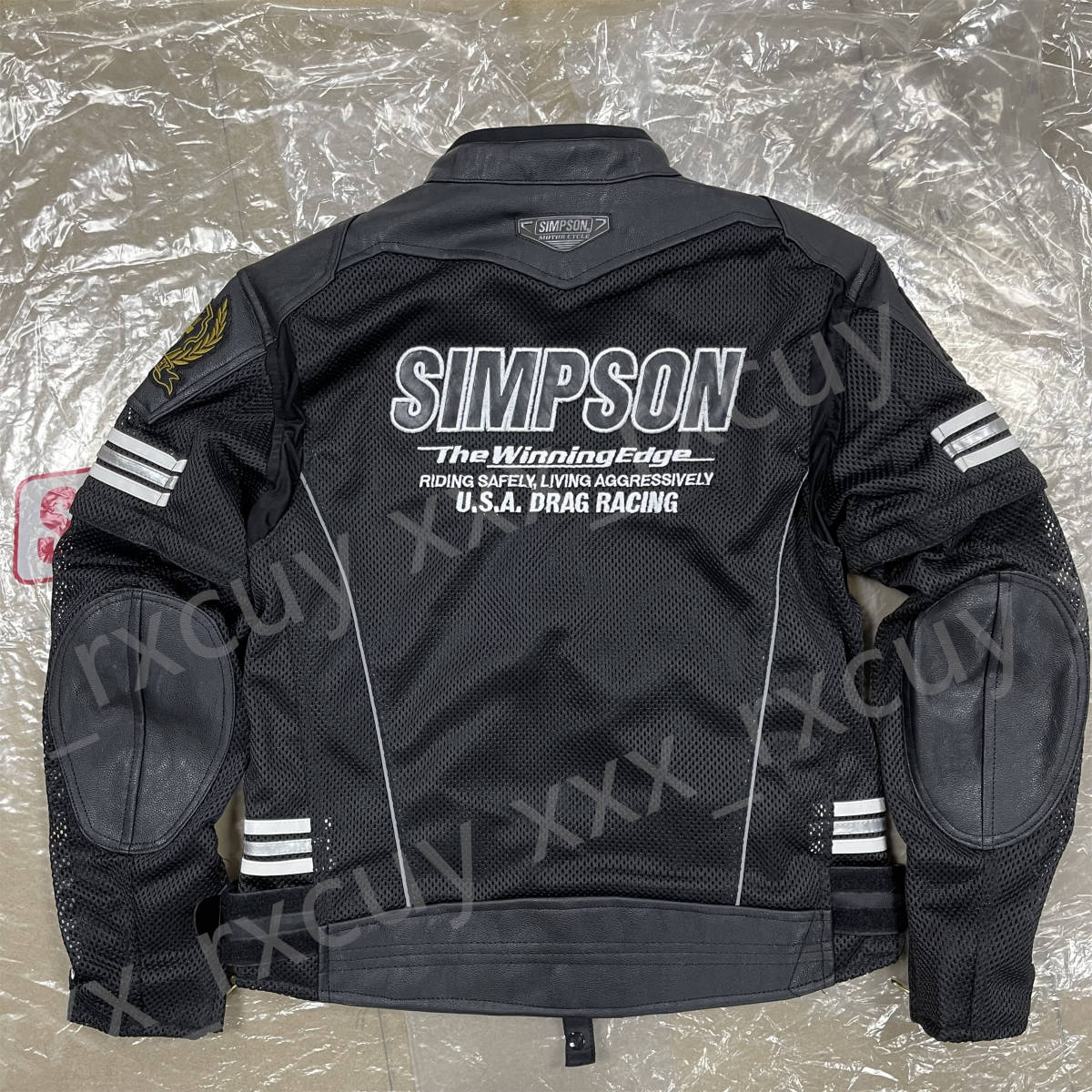 シンプソンバイクジャケット メッシュジャケット ライダースジャケット プロテクター付き 防風オートバイジャケット Lサイズ ホワイト Lサイズ 売買されたオークション情報 Yahooの商品情報をアーカイブ公開 オークファン Aucfan Com