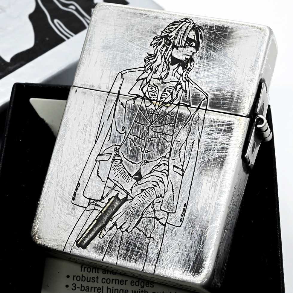 1スタ：zippo：1935Rep：両面：GANGSTA：希少：ダメージ加工：ジッポ 