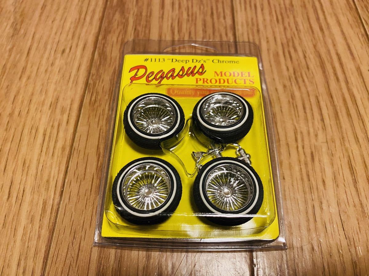 PEGASUS/ペガサスホビー 1/25用 ワイヤーホイール&タイヤ プラモデル