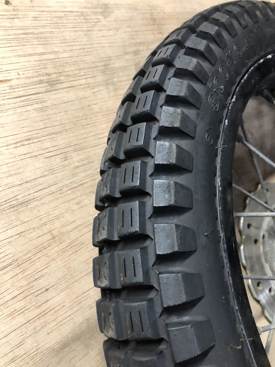 KLX125 Dトラッカー125 ZETA Z-WHEEL ホイール セット タイヤ付き 