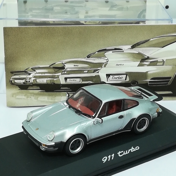 ミニチャンプスポルシェ911ターボクーペ4台セット1/43