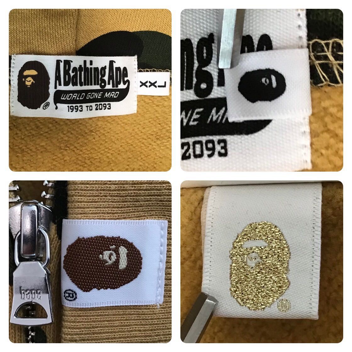 ★2XL★ BE@R シャーク パーカー 1st camo shark full zip hoodie XXL a bathing ape BAPE medicom toy ベアブリック エイプ ベイプ md85 1st CAMO camo black フリマアプリ TOY☆1ST