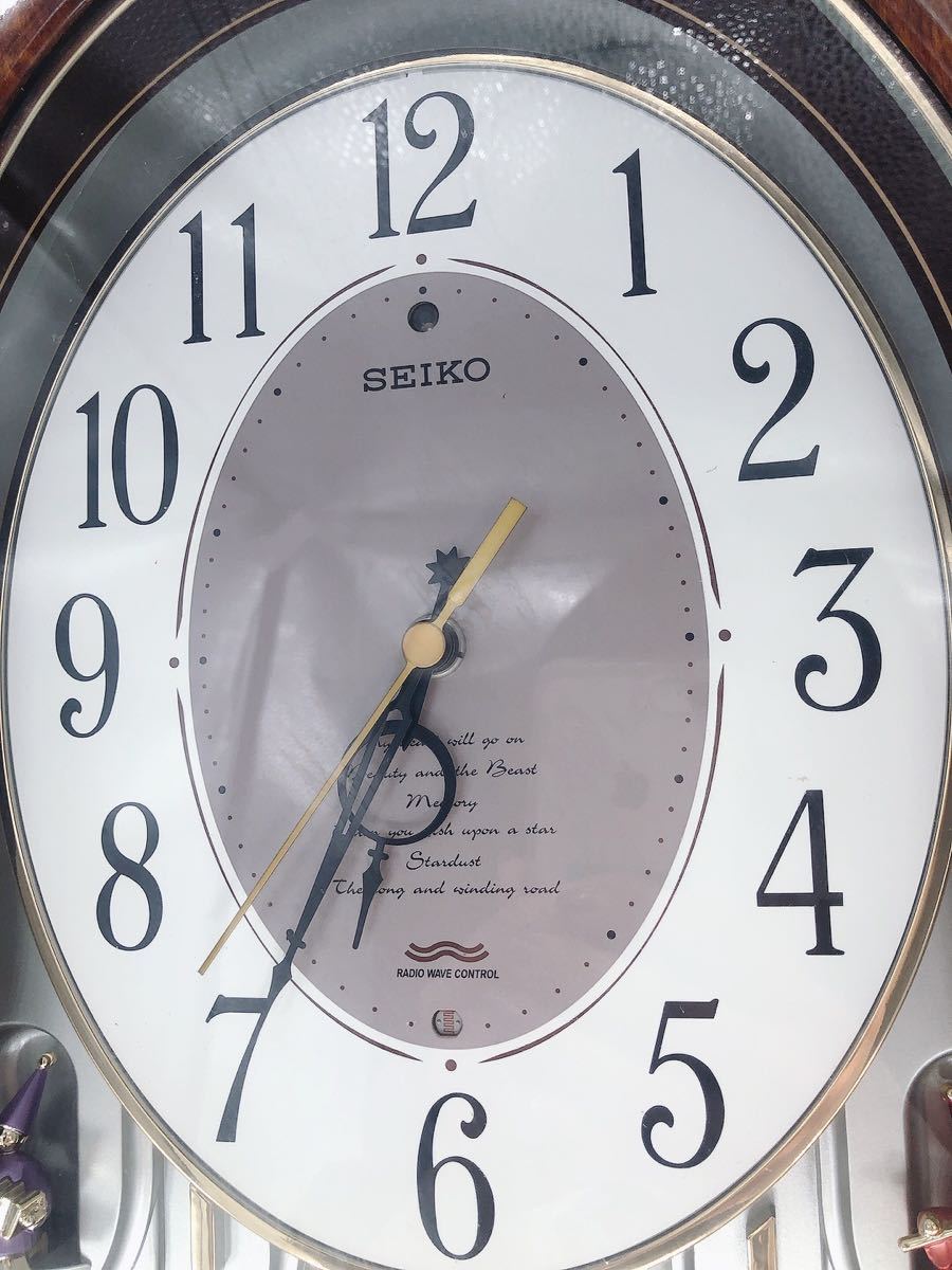 SEIKO AM213B ウェーブシンフォニー 掛け時計 セイコー AM 0 B Wave
