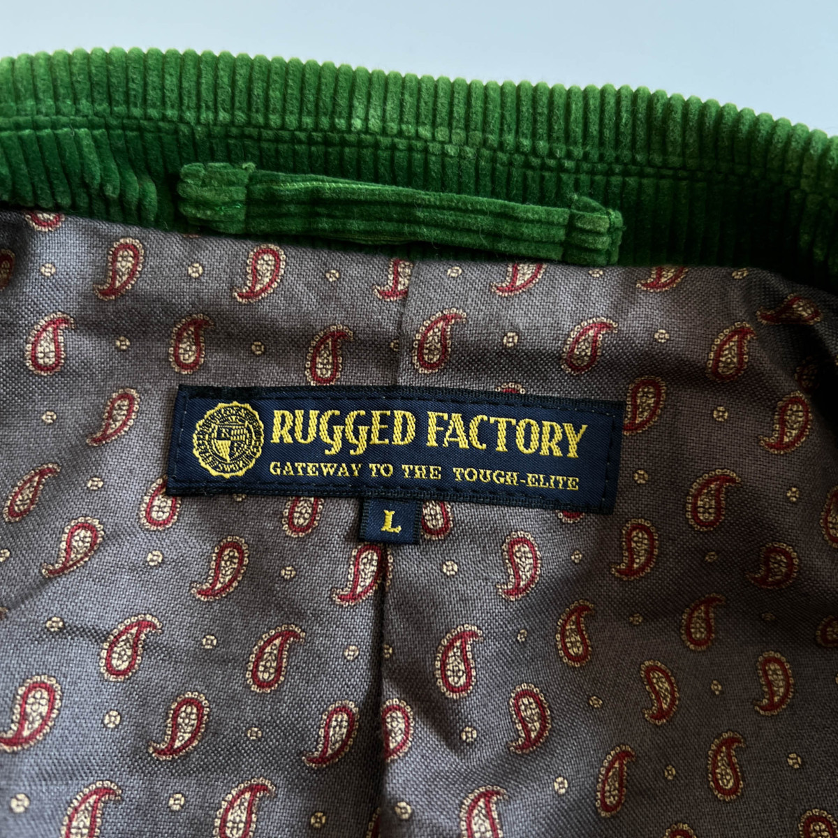RUGGED FACTORY ラギットファクトリー 本革 レザー エルボーパッチ 