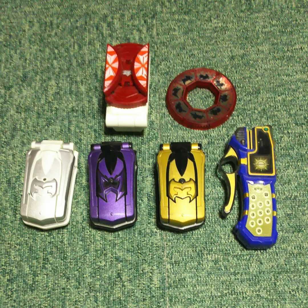 1円スタート スーパー戦隊ヒーローのおもちゃ大量セット ジャンク 