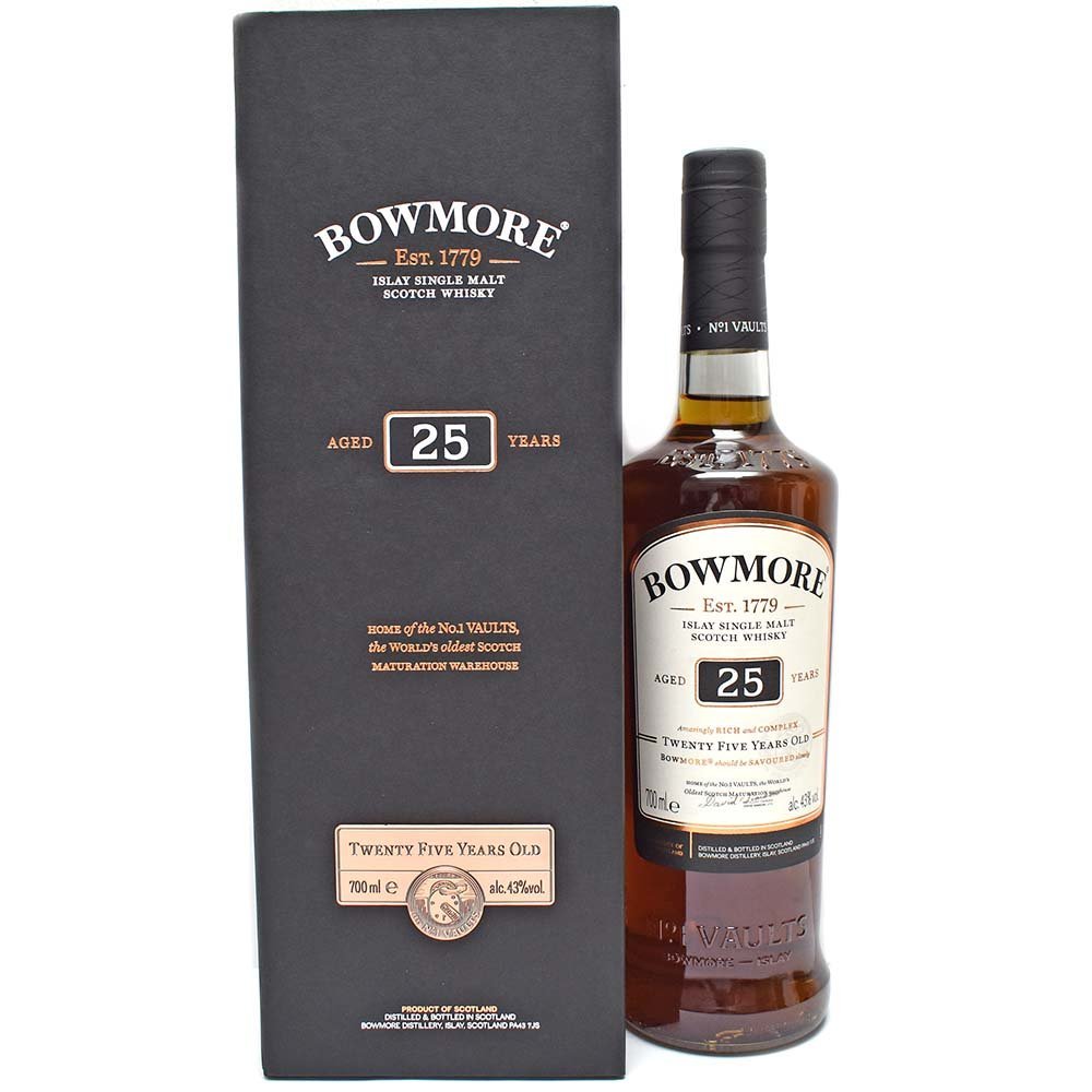 ボウモア 25年 ウイスキー BOWMORE : 43% ボウモア25年 BOWMORE