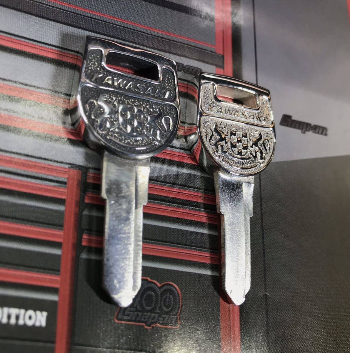 定番人気，本物保証 シルバー925 ブランクキー ショートタイプ シルバー鏡面と燻し加工のどちらか選択可 z1 z2 z1r kz1000mk2 z750fx rs a4 d1 four ltd 400fx(カワサキ用)｜売買されたオークション情報、yahooの商品情報をアー カワサキ用