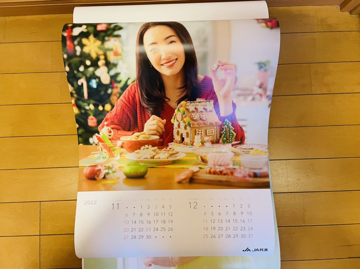 □非売品□新品□2022年□令和4年□仲間由紀恵□カレンダー□JA共済